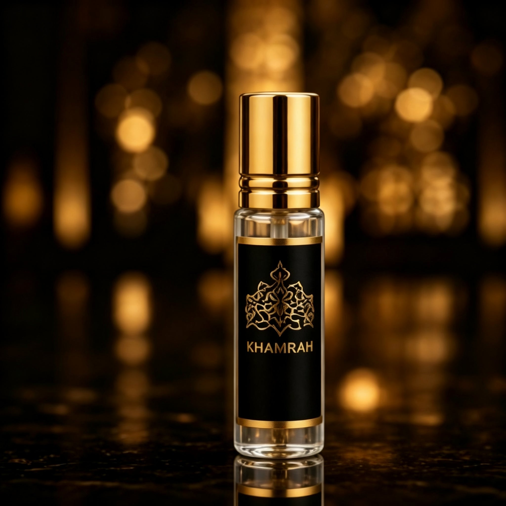 العطر الشرقي الفاخر مع الصندل: طقم هدية يجمع بين العبوة الكاملة والعينة التجريبية من خمراه